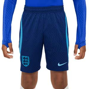Short Nike Inglaterra niño entrenamiento Dri-Fit Strike - Pantalón corto de entrenamiento infantil Nike de la selección inglesa - azul marino
