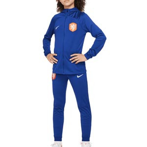 Chándal Nike Holanda niño Dri-Fit Strike Hoodie - Chándal Nike Holanda de la selección de Inglaterra - azul