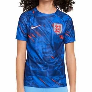 Camiseta Nike Inglaterra niño Dri-Fit pre-match