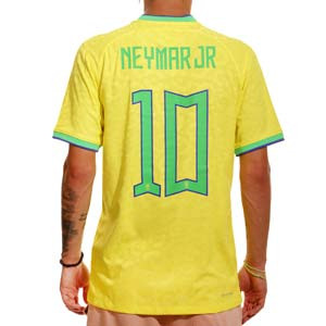 Camiseta Nike Brasil Neymar 2022 2023 Dri-Fit ADV Match - Camiseta de la primera equipación de Neymar Nike de la selección de Brasil 2022 2023 - amarilla