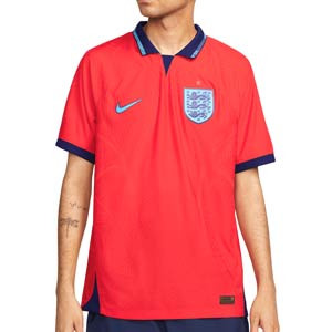 Camiseta Nike 2a Inglaterra 2022 2023 Dri-Fit ADV Match - Camiseta auténtica segunda equipación Nike de la selección inglesa 2022 2023 - roja