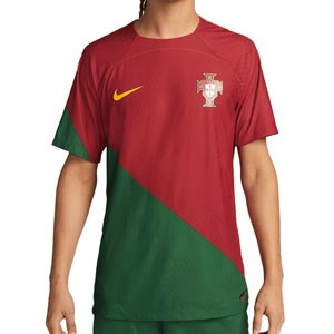 Camiseta Nike Portugal 2022 2023 Dri-Fit ADV Match - Camiseta primera equipación auténtica Nike de la selección portuguesa 2022 2023 - granate, verde