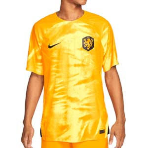 Camiseta Nike Holanda 2022 2023 Dri-Fit ADV Match - Camiseta primera equipación auténtica Nike de la selección holandesa 2022 2023 - naranja