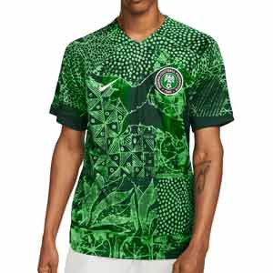 Camiseta Nike Nigeria 2022 2023 Dri-Fit Stadium - Camiseta primera equipación Nike selección de Nigeria 2022 2023 - verde
