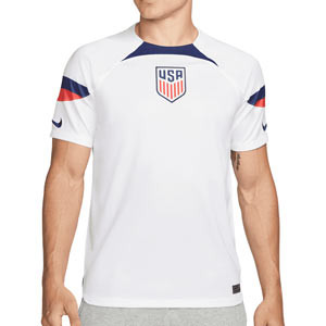 Camiseta Nike USA 2022 2023 Dri-Fit Stadium - Camiseta primera equipación Nike selección Estados Unidos 2022 2023 - blanca