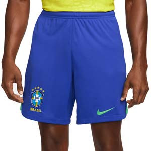 Short Nike Brasil 2022 2023 Dri-Fit Stadium - Pantalón corto primera equipación Nike selección brasileña 2022 2023 - azul