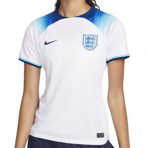 Camiseta Nike Inglaterra mujer 2022 2023 Dri-Fit Stadium - Camiseta de mujer primera equipación Nike de la selección inglesa 2022 2023 - blanca