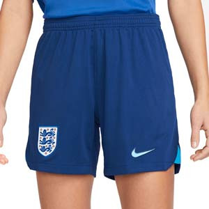 Short Nike Inglaterra mujer 2022 2023 Dri-Fit Stadium - Pantalón corto de mujer primera equipación Nike de la selección inglesa 2022 2023 - azul