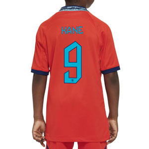 Camiseta Nike 2a Inglaterra Kane niño 2022 2023 DF Stadium