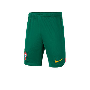Short Nike Portugal niño 2022 2023 Dri-Fit Stadium - Pantalón corto infantil primera equipación Nike de la selección portuguesa 2022 2023 - verde