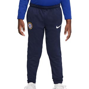 Pantalón Nike Chelsea niño 3 - 8 años Dri-Fit Academy Pro - Pantalón largo de entreno infantil Nike - azul marino