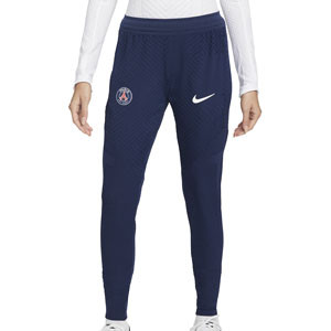 Pantalón Nike PSG entrenamiento mujer ADV Strike Elite - Pantalón largo de entrenamiento para mujer Nike del París Saint-Germain - azul marino