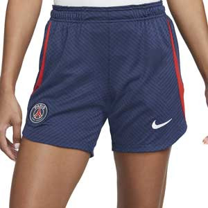 Short Nike PSG entrenamiento mujer Dri-Fit Strike - Pantalón corto de entrenamiento para mujer Nike del París Saint-Germain - azul marino