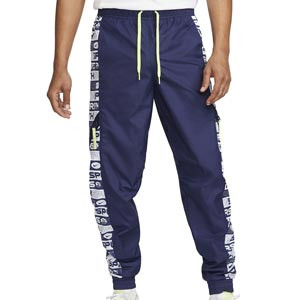 Pantalón Nike Tottenham Sportswear Air London - Pantalón largo de entreno Nike del Tottenham - azul marino, blanco