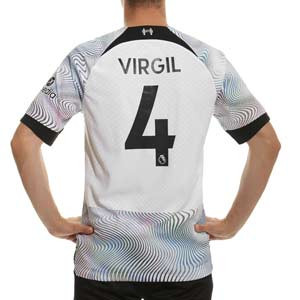 Camiseta Nike 2a Liverpool Virgil 2022 2023 DF ADV Match