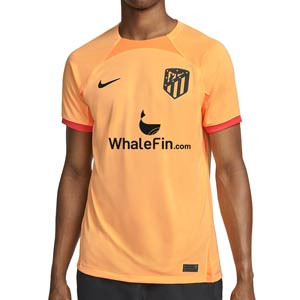 Camiseta Nike 3a Atlético 2022 2023 Dri-Fit Stadium - Camiseta tercera equipación Nike del Atlético de Madrid 2022 2023 - naranja