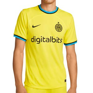 Camiseta Nike 3a Inter 2022 2023 Dri-Fit Stadium - Camiseta tercera equipación Nike del Inter de Milán 2022 2023 - amarilla