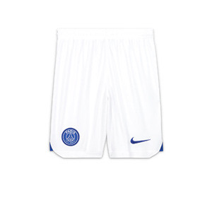Short Nike 3a PSG niño 2022 2023 Dri-Fit Stadium - Pantalón corto de la tercera equipación infantil Nike del París Saint-Germain 2022 2023 - blanco