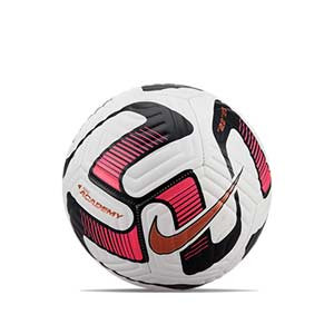 Balón Nike Academy talla 5 - Balón de fútbol Nike talla 5 - blanco, rosa