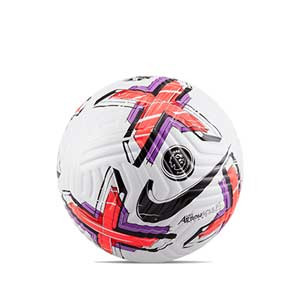 Balón Nike Premier League Flight 2023 talla 5 - Balón de fútbol profesional Nike de la Premier League 2023 de talla 5 - blanco, rosa