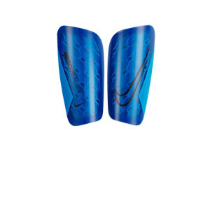 Nike Mercurial Lite - Espinilleras de fútbol Nike con mallas de sujeción - azules