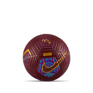 Balón Nike Mbappé Strike talla 3 - Balón de fútbol infantil Nike de la colección de Kylian Mbappé en talla 3 - granate