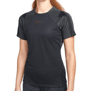 Camiseta Nike mujer Dri-Fit Strike - Camiseta de entrenamiento para mujer Nike - gris
