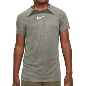 Camiseta Nike niño Dri-Fit Academy Graphics - Camiseta de entrenamiento infantil Nike - verde oscuro