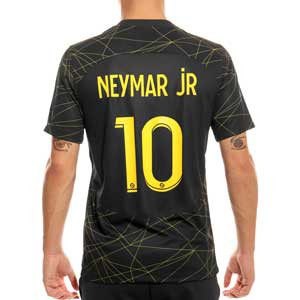 Camiseta Nike 4a PSG x Jordan Neymar 2023 Dri-Fit Stadium - Camiseta cuarta equipación Nike x Jordan de Neymar Jr del París Saint-Germain 2023 - negra