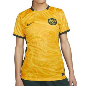 Camiseta Nike Australia mujer Dri-Fit Stadium WWC 2023 - Camiseta de la primera equipación de mujer Nike de Australia WWC - naranja