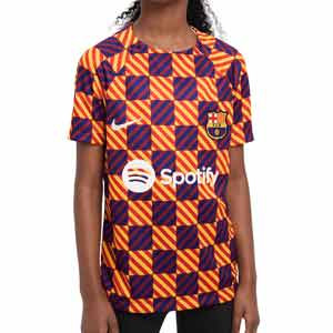 Camiseta Nike Barcelona pre-match niño Dri-Fit