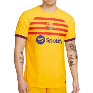 Camiseta Nike 4a Barcelona Senyera 2023 Dri-Fit ADV Match