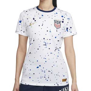 Camiseta Nike USA mujer Dri-Fit Stadium WWC 2023 - Camiseta de la primera equipación de mujer Nike de Estados Unidos WWC - blanca