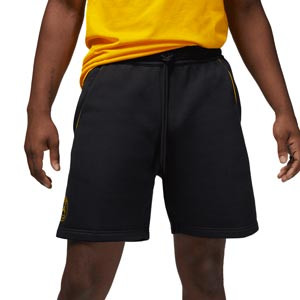 Short Nike PSG x Jordan Fleece - Pantalón corto de algodón Nike x Jordan del París Saint-Germain - negro