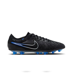 Nike Tiempo Legend 10 Elite AG-PRO - Botas de fútbol de piel sintética Nike AG-PRO para césped artificial - negras, azules