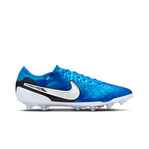 Nike Tiempo Legend 10 Elite AG-PRO - Botas de fútbol de piel sintéticas Nike AG-PRO para césped artificial - azul