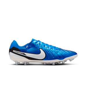Nike Tiempo Legend 10 Pro AG-PRO - Botas de fútbol de piel sintéticas Nike AG-PRO para césped artificial - azul