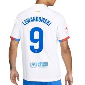 Camiseta Nike 2a Barcelona Lewandowski 2324 DFADV Match Liga