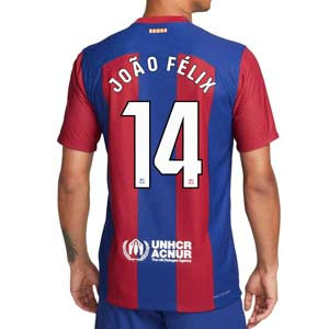 Camiseta Nike Barcelona Joao Félix 2023 2024 Dri-Fit Match - Camiseta de la primera equipación Match Nike del FC Bracelona de Joao Félix 2023 2024 - azulgrana