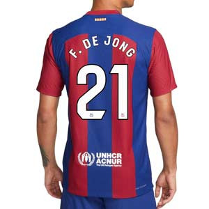 Camiseta Nike Barcelona F. De Jong 2023 24 Dri-Fit Match