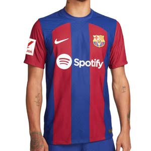 Camiseta Nike Barcelona 2023 2024 Dri-Fit ADV Match LaLiga - Camiseta auténtica de la primera equipación de LaLiga Nike del FC Barcelona 2023 2024 - azulgrana