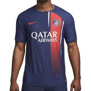 Camiseta Nike PSG 2023 2024 Dri-Fit ADV Match - Camiseta primera equipación auténtica Nike Paris Saint Germain 2023 2024 - azul marino