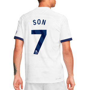 Camiseta Nike Tottenham Son 2023 2024 Dri-Fit ADV Match - Camiseta primera equipación auténtica Nike de Heung Min Son del Tottenham Hotspur 2023 2024 - blanca