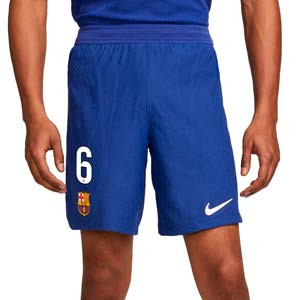 Short Nike Barcelona Gavi 2023 2024 Dri-Fit ADV Match - Pantalón corto primera equipación auténtico Nike del FC Barcelona Gavi 2023 2024 - azul marino