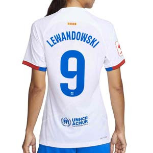 Camiseta Nike 2a Barcelona mujer Lewandowski 2324 Match Liga