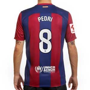 Camiseta Nike Barcelona Pedri 23 24 Dri-Fit Stadium Liga - Camiseta de la primera equipación de Pedri Nike del FC Barcelona para la Liga 2023 2024 - azulgrana
