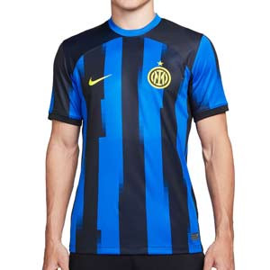 Camiseta Nike Inter 2023 2024 Dri-Fit Stadium - Camiseta de la primera equipación Nike del Inter de Milán 2023 2024 - azul, negra