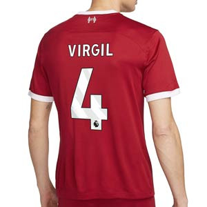 Camiseta Nike Liverpool Virgil 2023 2024 Dri-Fit Stadium