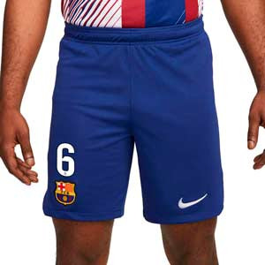 Short Nike Barcelona Gavi 2023 2024 Dri-Fit Stadium - Pantalón corto primera equipación de Gavi Nike del FC Barcelona 2023 20234 - azul