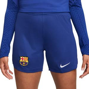 Short Nike Barcelona 2023 2024 mujer Dri-Fit Stadium - Pantalón corto primera equipación Nike mujer del FC Barcelona 2023 20234- azul